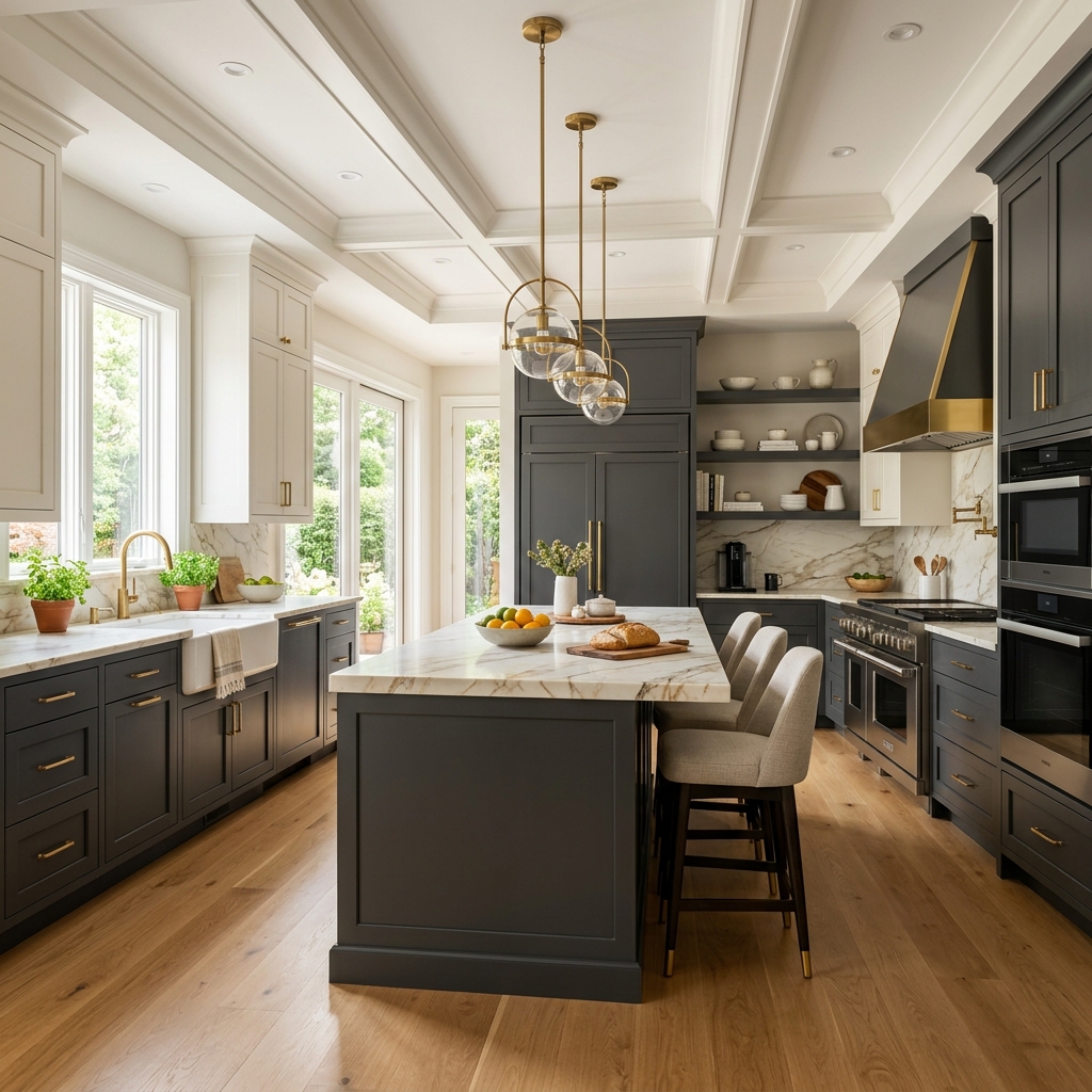 Custom kitchen cabinets